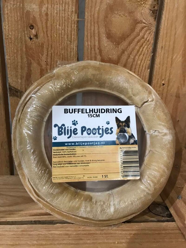 Blije pootjes - buffelhuidring - 15 cm