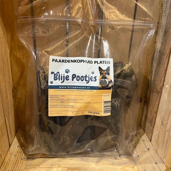 Blije pootjes - paardenkophuid