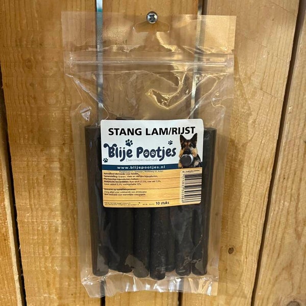 Blije pootjes - stang - lam/rijst