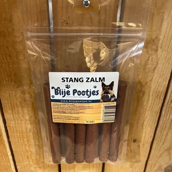 Blije pootjes - stang - zalm