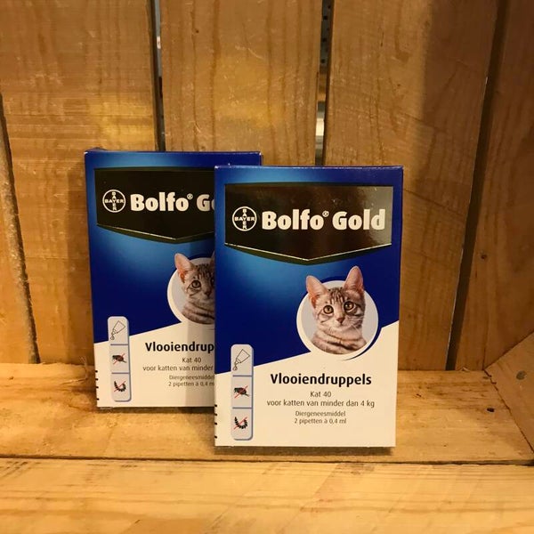 Bolfo gold - vlooien druppels - > 4kg