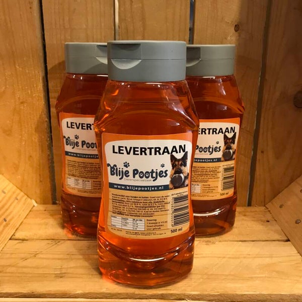 Blije pootjes - levertraan - 500 ml