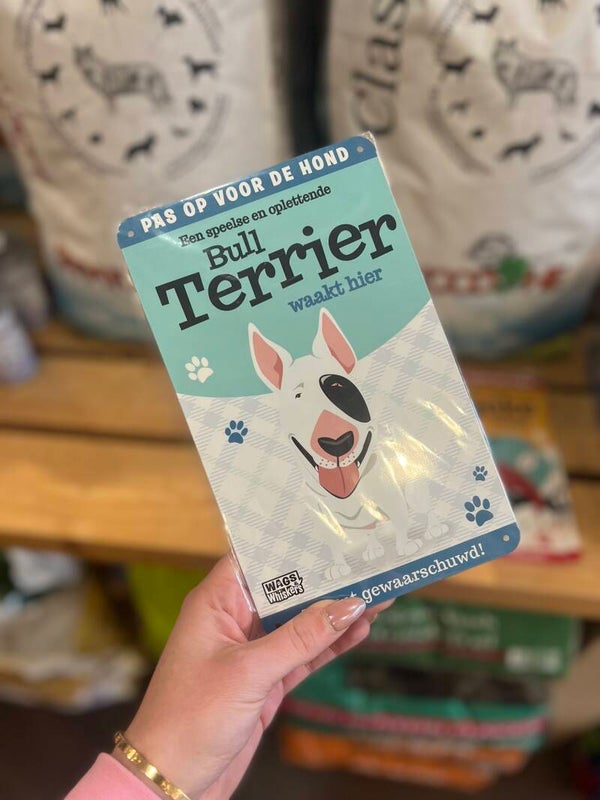 Wags & whiskers - bull terrier