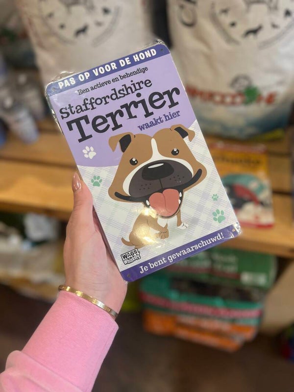 Wags & whiskers - Stafford terrier