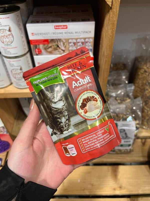 Natures menu - chicken & beef adult