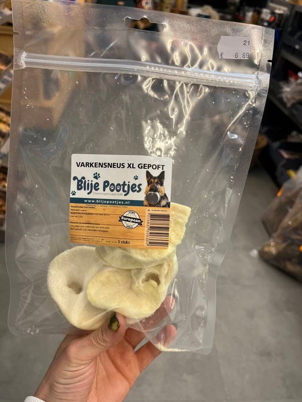 Blijepootjes gepofte varkensneus