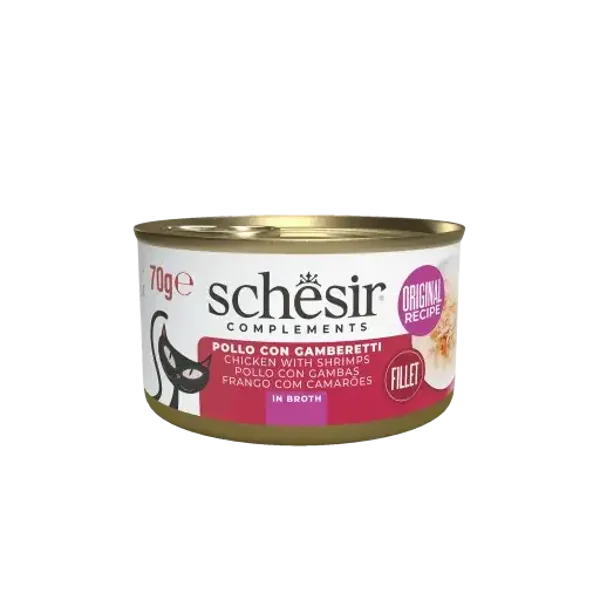 schesir- kip garnalen  (broth)