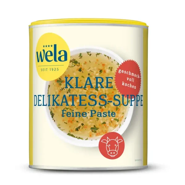 Heldere delicatesse soeppasta 1/1 blik op=op