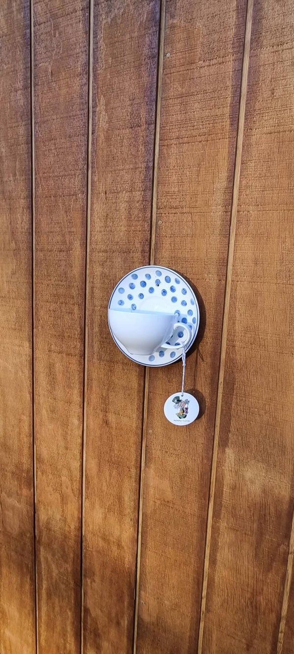 Cup'N Saucer Wall Planter