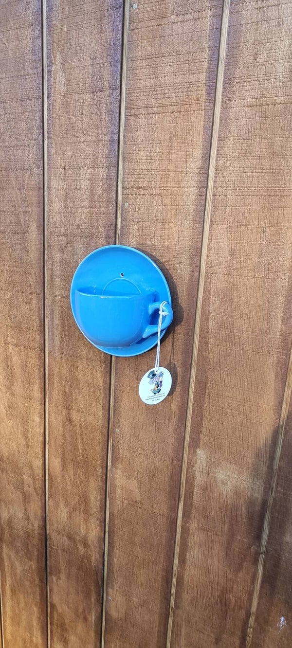 Cup'N Saucer Wall Planter