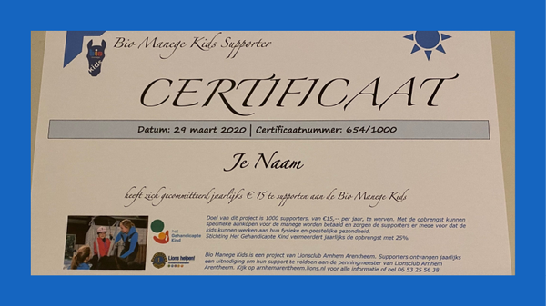 Geef een BMK-Certificaat cadeau