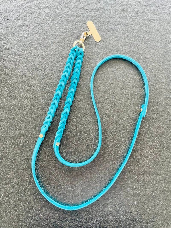 Handy Lederband geflochten