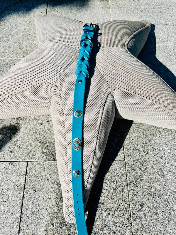 Halsband Fettleder Farbe nach Wunsch