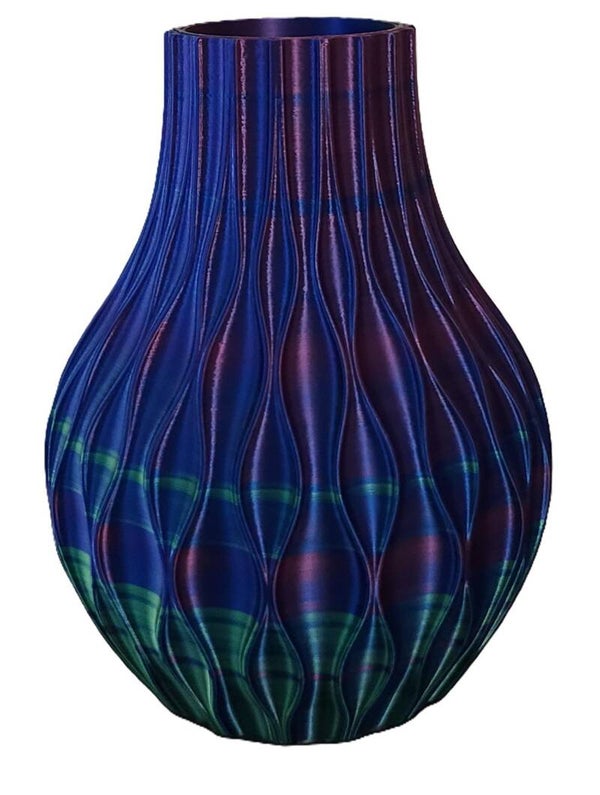 Spiraalvaas 3 kleuren  25CM 25100202