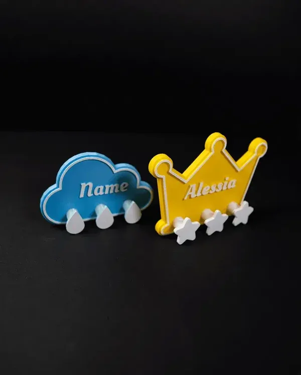 Kinderkapstok gepersonaliseerd op naam