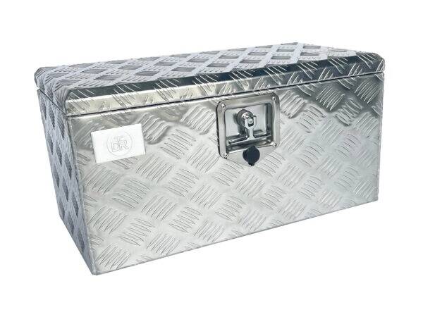 Aluminium opbergkist 600x300x300 (2.0mm) met slot en gasveer