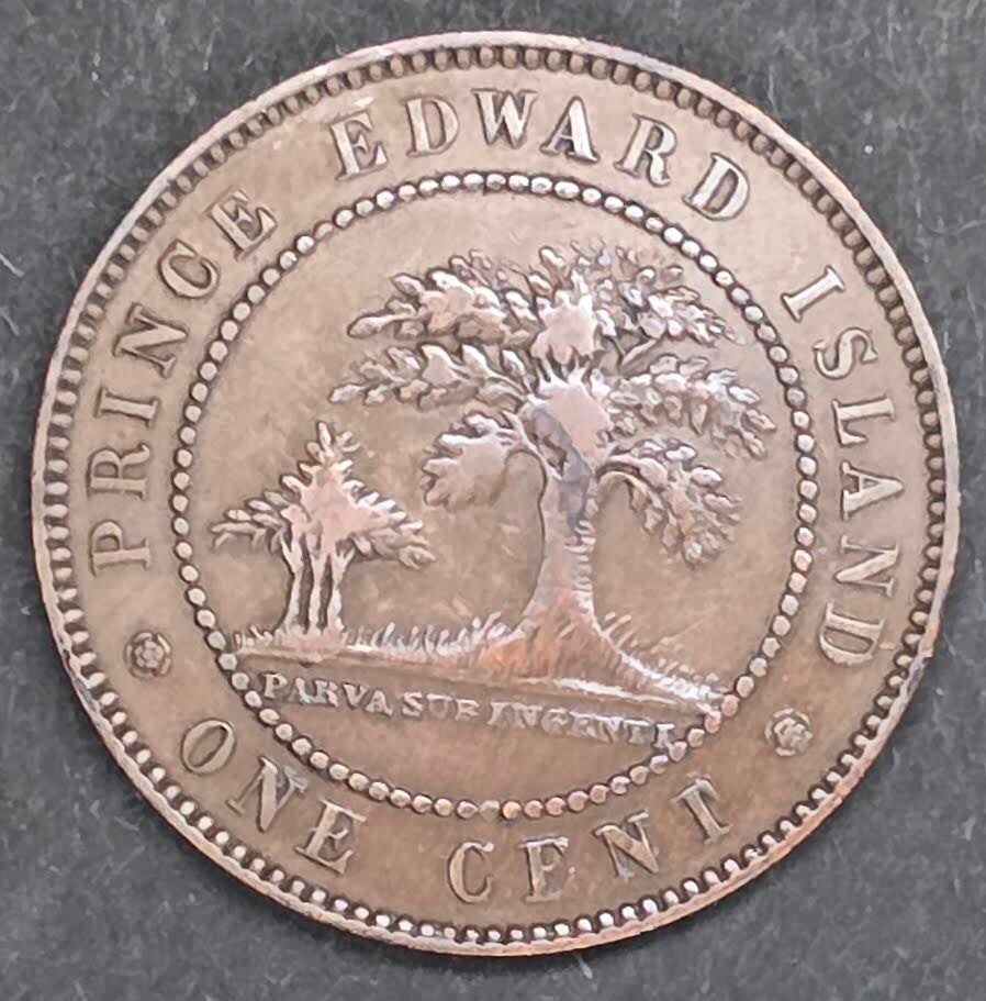 Prince Edward Island – 1871 One Cent Coin - XF