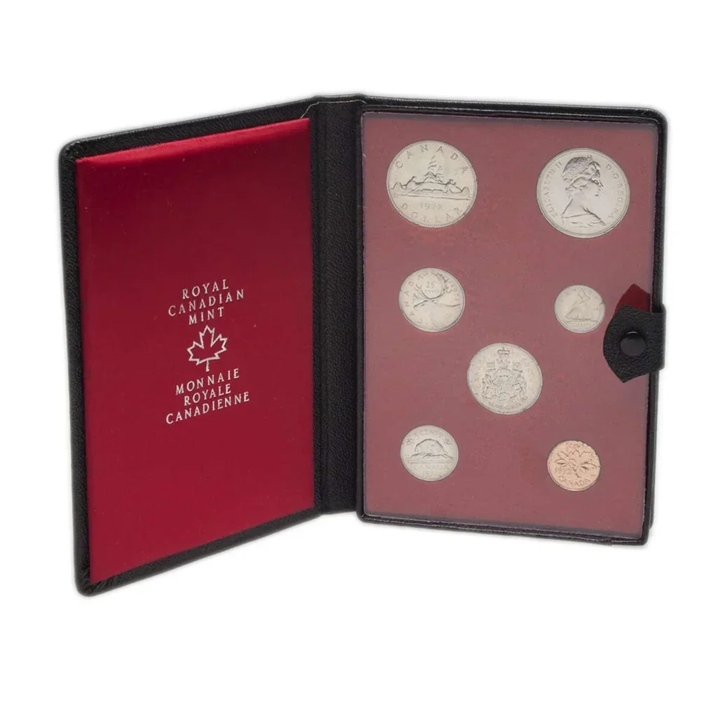 1972 Canada Royal Canadian Mint Specimen Coin Set – Original RCM Case