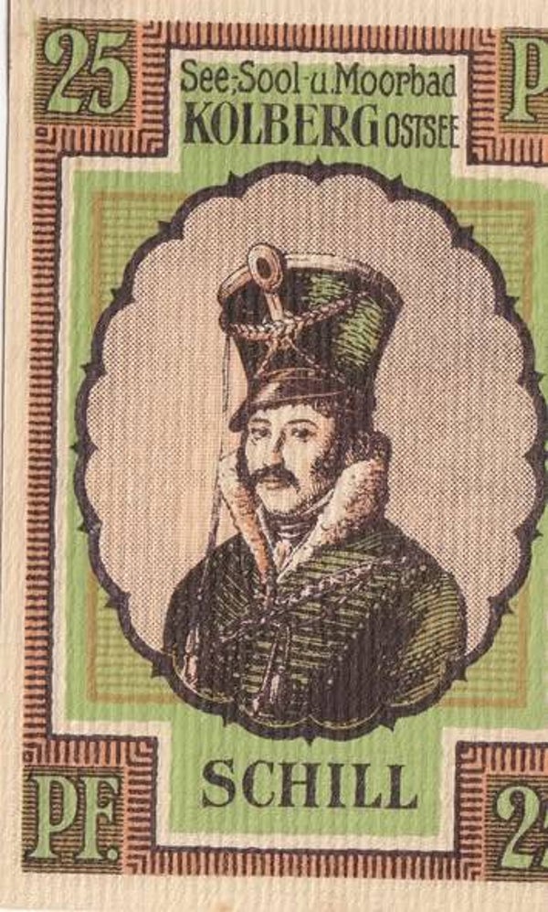 1921 – German City of Sool- und Moorbad Kolberg (Ostsee) 25 Pfennig