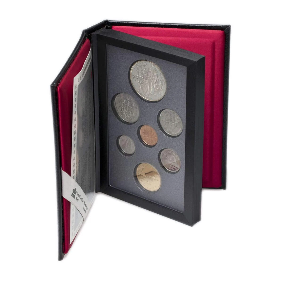 1990 Canada Proof Set – Henry Kelsey Tricentennial Silver Dollar – Royal Canadian Mint