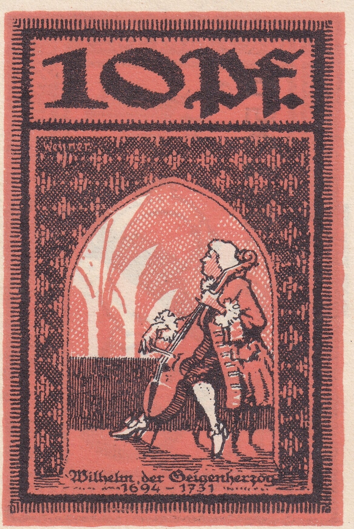 1921 – German City of Merseburg 10 Pfennig