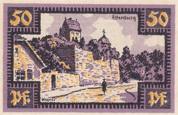1921 – German City of Merseburg 50 Pfennig