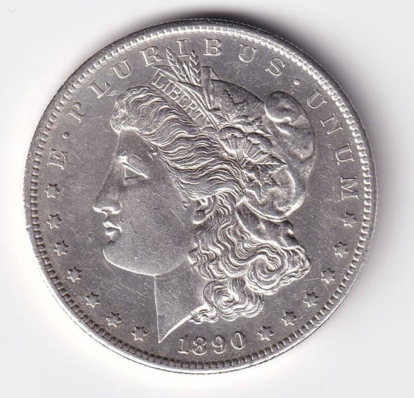 1890-S United States Morgan Silver Dollar – San Francisco Mint (AU)