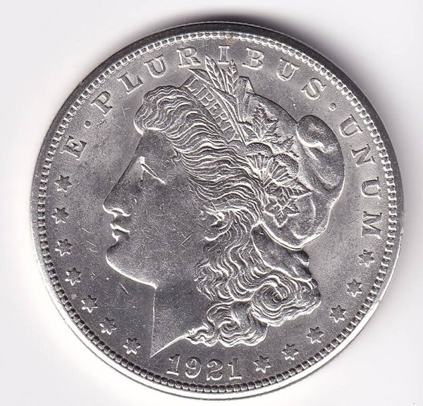 1921-S Morgan Silver Dollar – San Francisco Mint – 90% Silver U.S. Coin (AU)