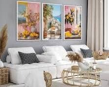 Sfeervolle wanddecoratie voor de woonkamer