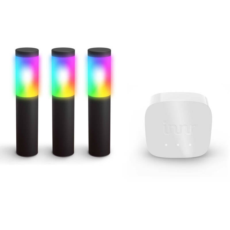 Innr Outdoor sokkellamp 3-pack ZigBee 3.0 + Bridge