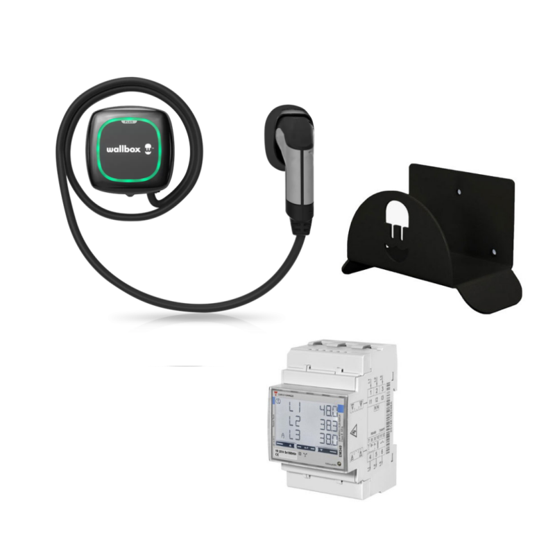 Wallbox Pulsar Plus Laadstation 3-fase 22kW + Kabel 5m + Kabelhouder + Power Boost