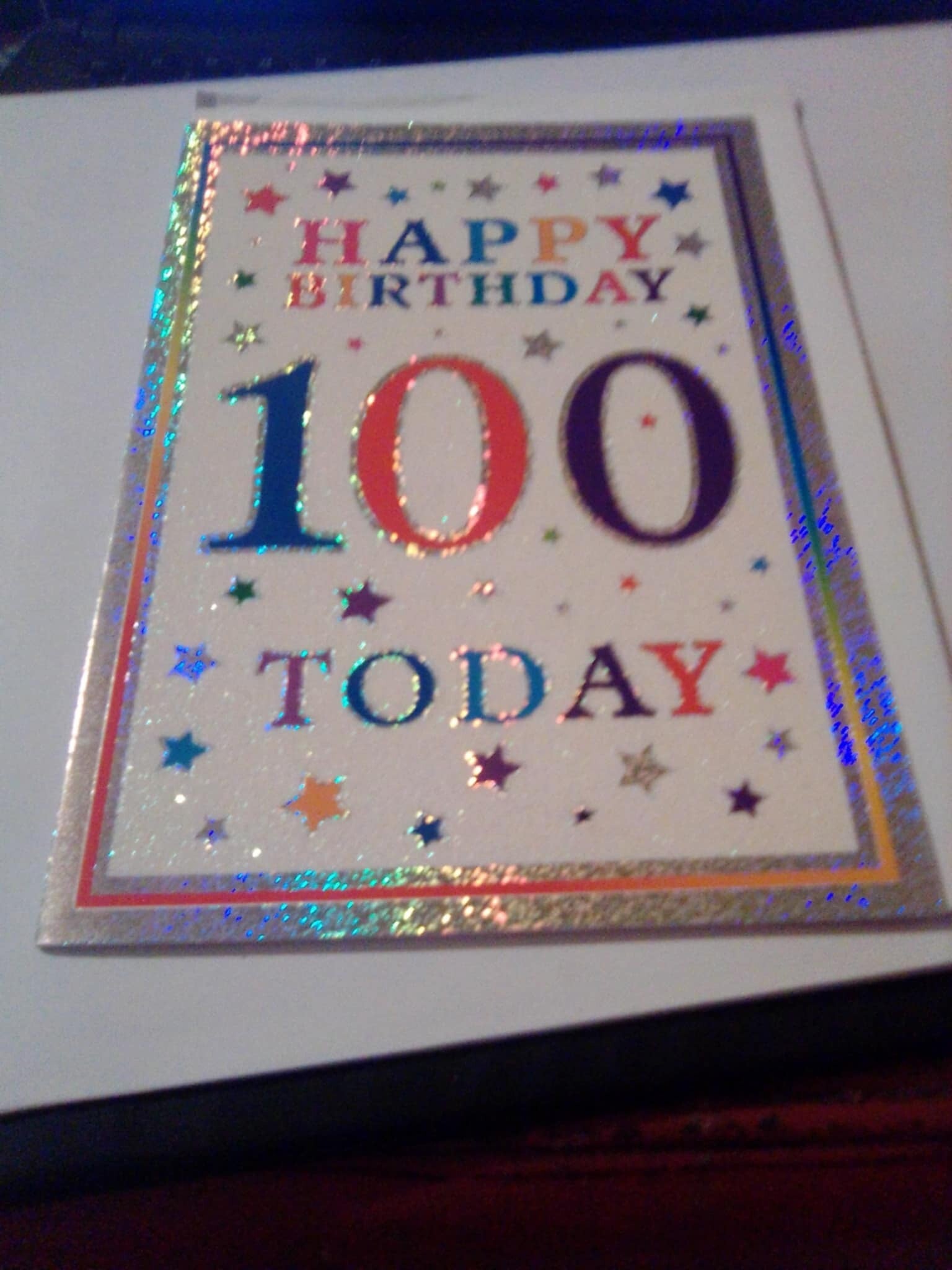 100th Birthdays Cards
