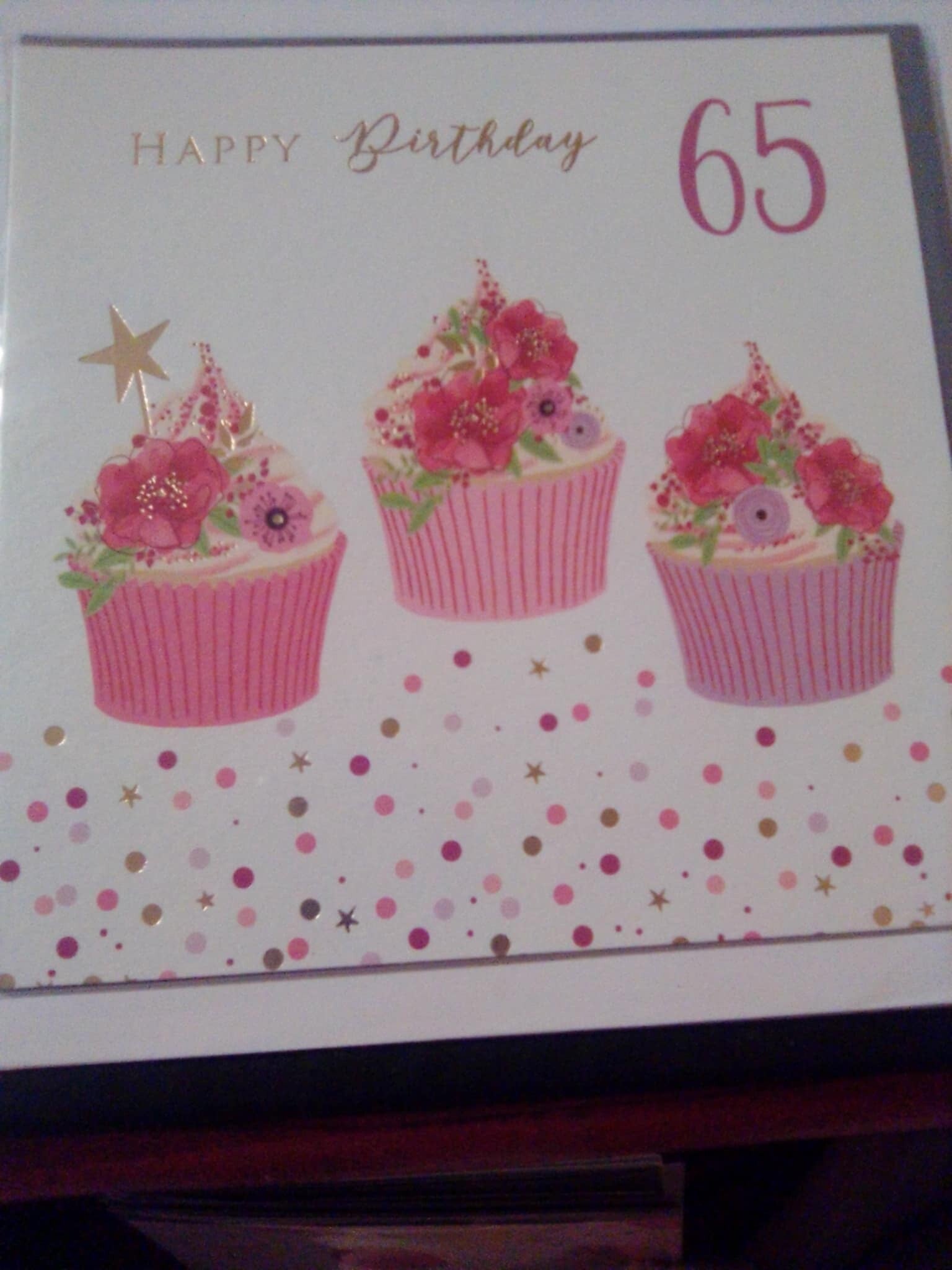65th Birthday Card