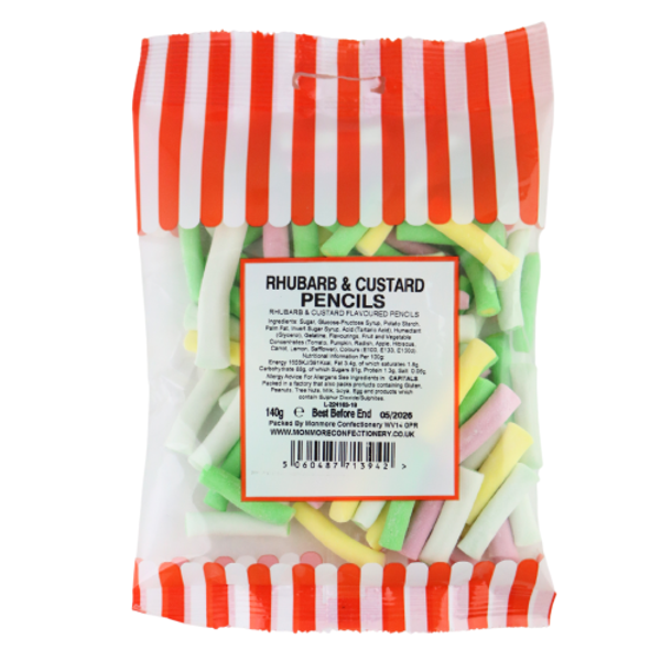 Rhubarb & Custard Pencils 140G