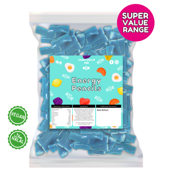 1kg Candycrave Super Value Energy Pencils