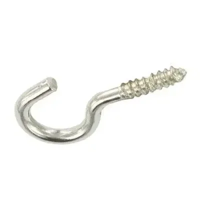 VALUE PACK 23 X 14 CURTAIN HOOKS NICKEL PLATED 40 PER PACK
