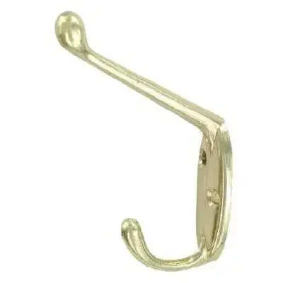 Fastpak Value Pack Hat & Coat Hook Brassed 2pk