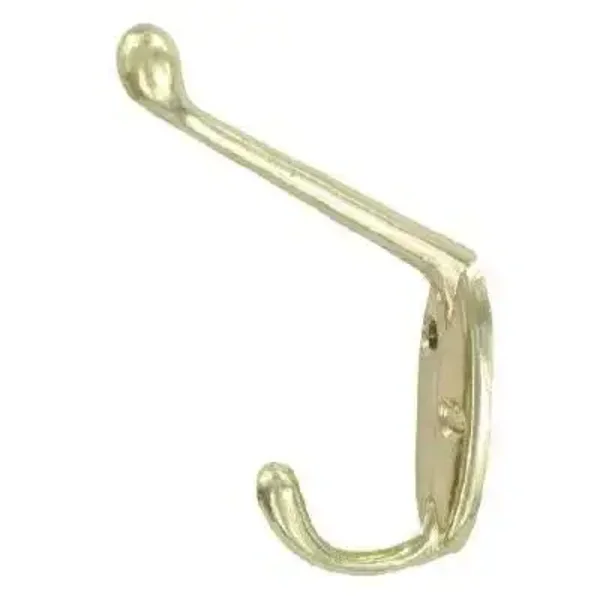 Fastpak Value Pack Hat & Coat Hook Brassed 2pk
