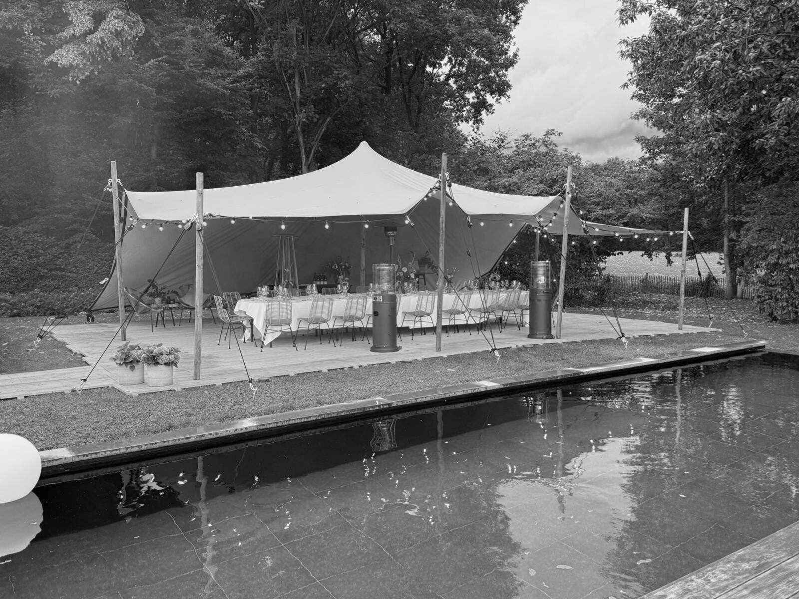 Tuinfeest met een leuke sfeer