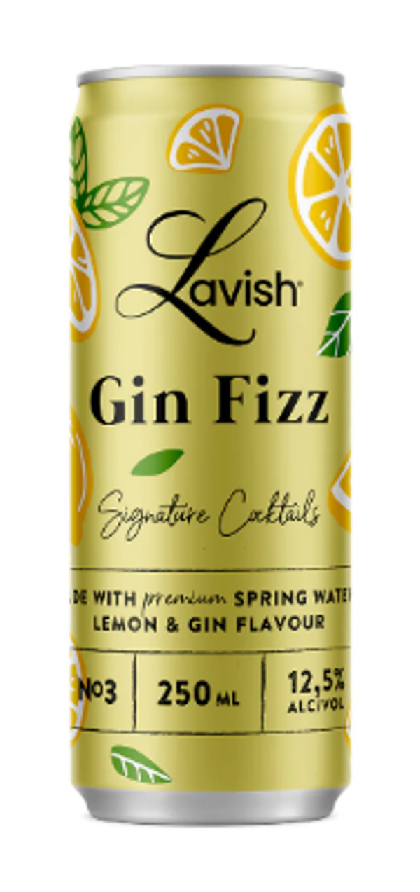 Lavish Gin Fizz 24x250ml