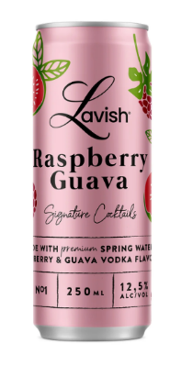 Lavish Raspberry Guava 24x250ml