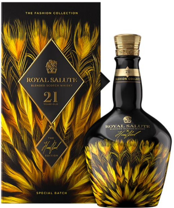 Chivas Regal 21Y Royal Salute The Harris Reed Bl/Go Editi 0,7L