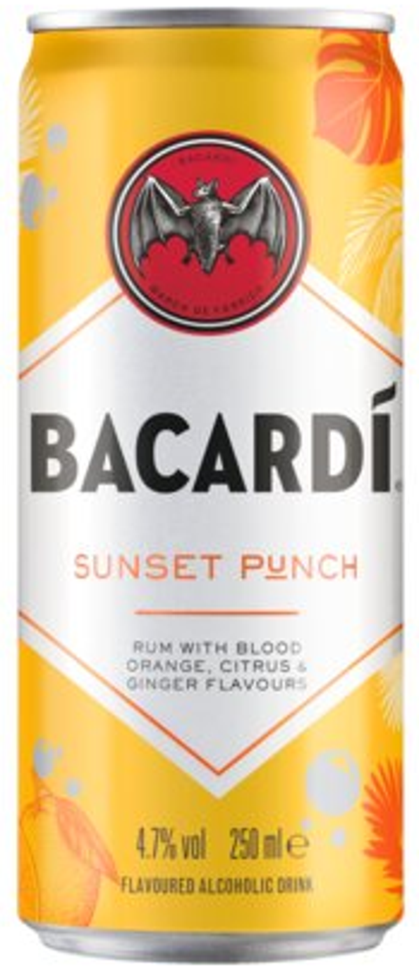 Bacardi Sunset Punch 12x250ml