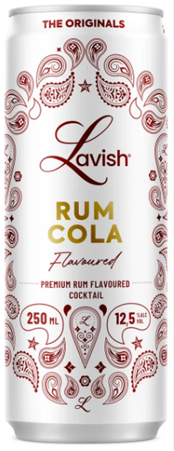 Lavish Rum Cola 24x250ml