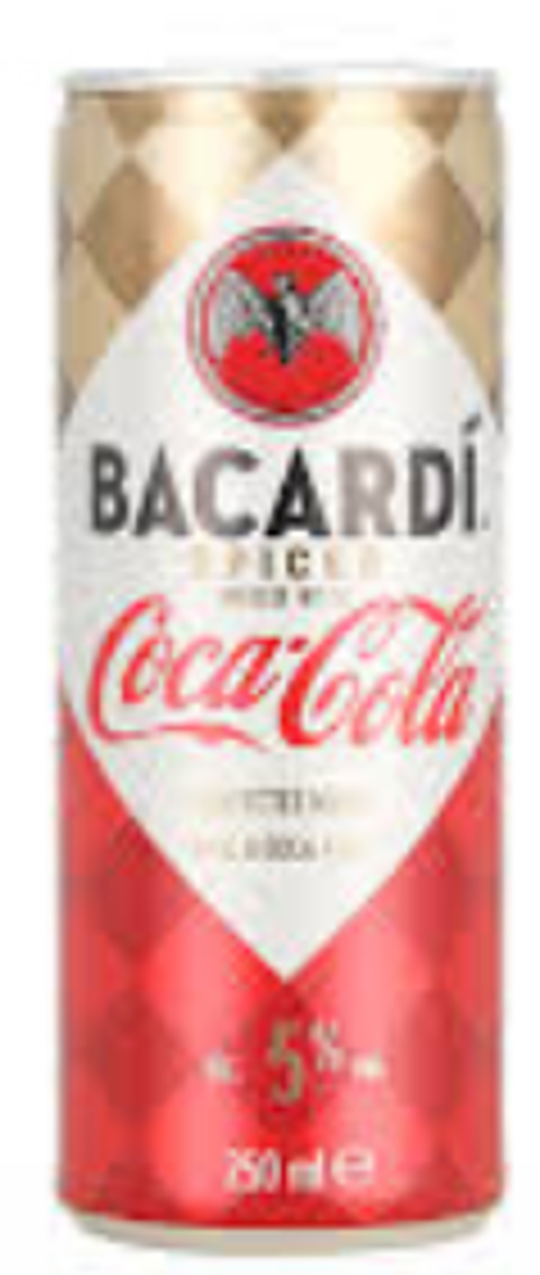 Bacardi Spiced & Coca Cola 12x0,25L
