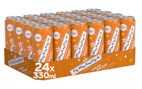 Fernandes Cream Ginger 24x0,33L