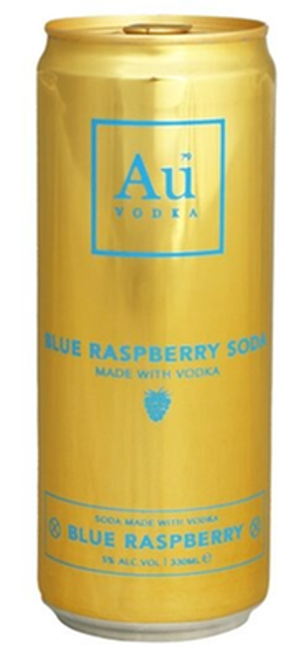 Au Vodka Blue Raspberry 12x0,33L