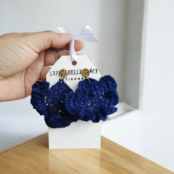 Boucles d'oreilles crochet  Melina