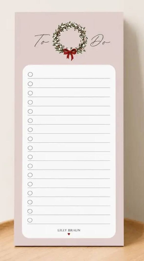 Notizblock „To Do“ – Design von Lilly Braun