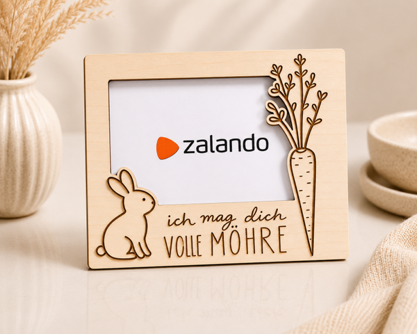Gutscheinhalter "volle Möhre"